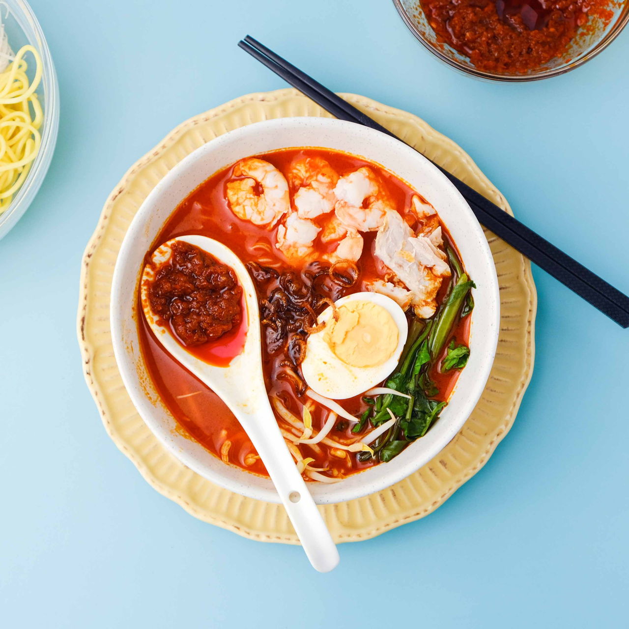 Penang Hokkien Mee (Prawn Noodles)