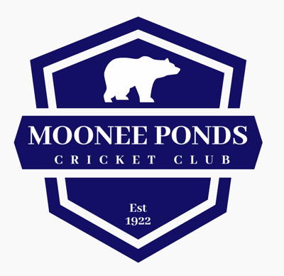 Moonee Ponds Cricket Club (*formerly Aberfeldie PArk CC) Cricket Club Logo
