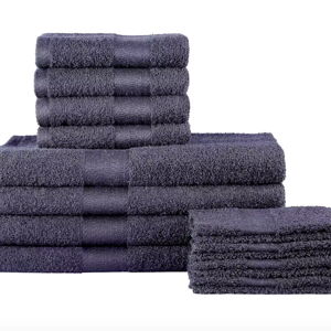 The Big One® 12-piece Bath Towel Set, Black