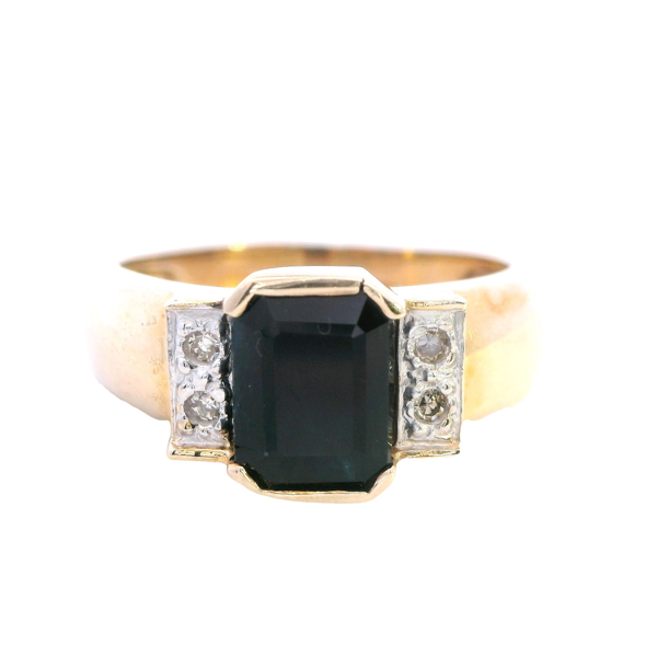 Sapphire and Diamond Ring