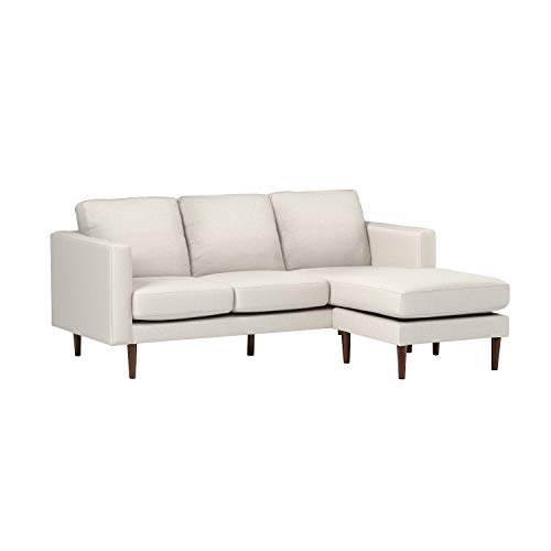 Rivet Revolve Modern Upholstered Sofa with Reversible Sectional Chaise