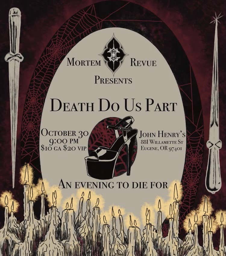 Flyer or photo for Mortem Revue Presents: Death Do Us Part