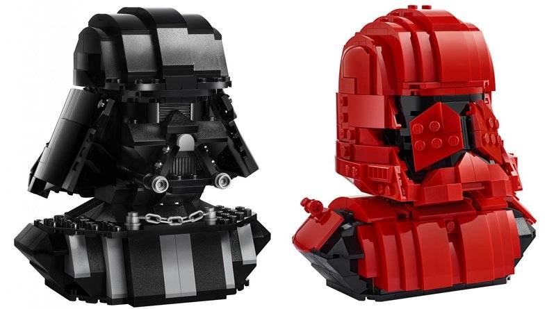LEGO Sith Trooper 77901 and LEGO Darth Vader 75227. 