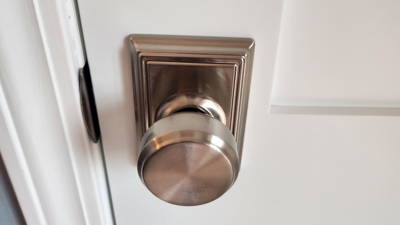 Installed interior door