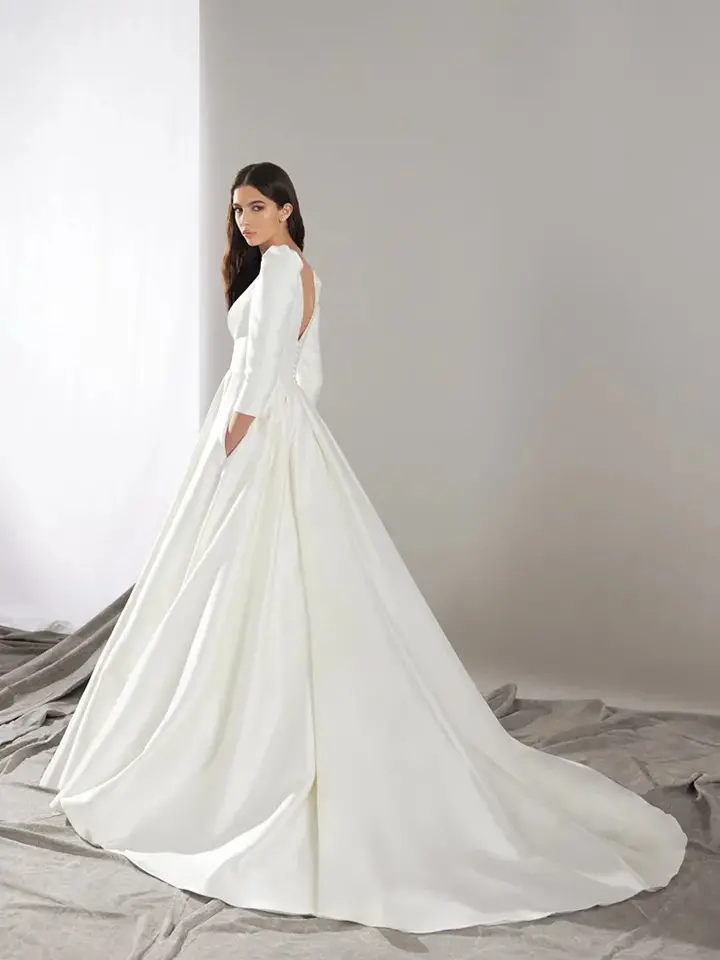 partie arrière robe de mariée LIVIA