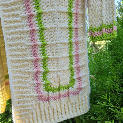 Crochet cardigan or jacket