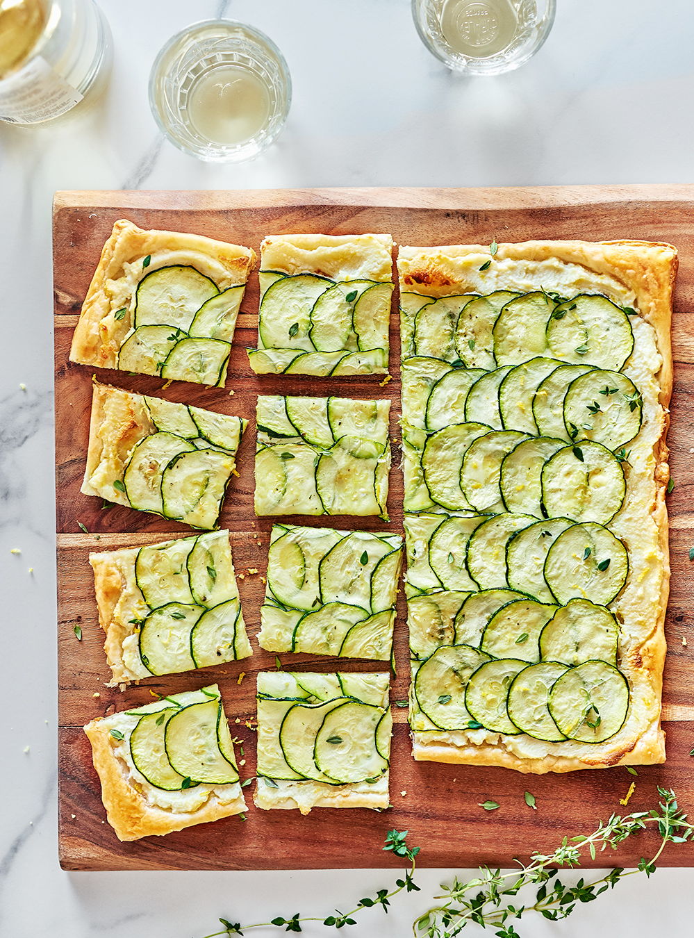 Thin Zucchini Tart | RICARDO
