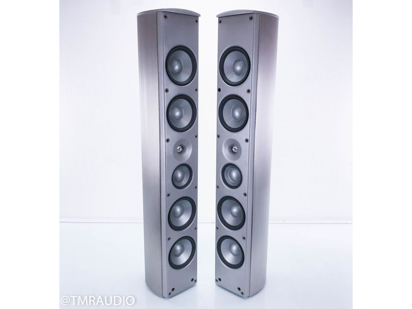 Infinity Prelude MTS Tower Floorstanding Speakers Silver Pair; AS-IS (Distorted Sound) (13681)
