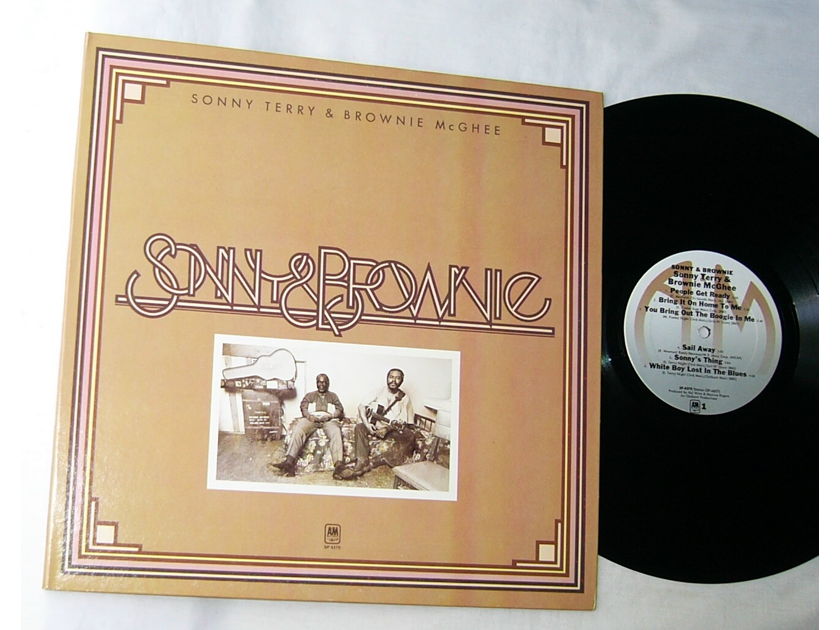 SONNY TERRY & BROWNIE - McGHEE--SONNY & BROWNIE-- - RARE ORIG 1973 BLUES LP - A&M