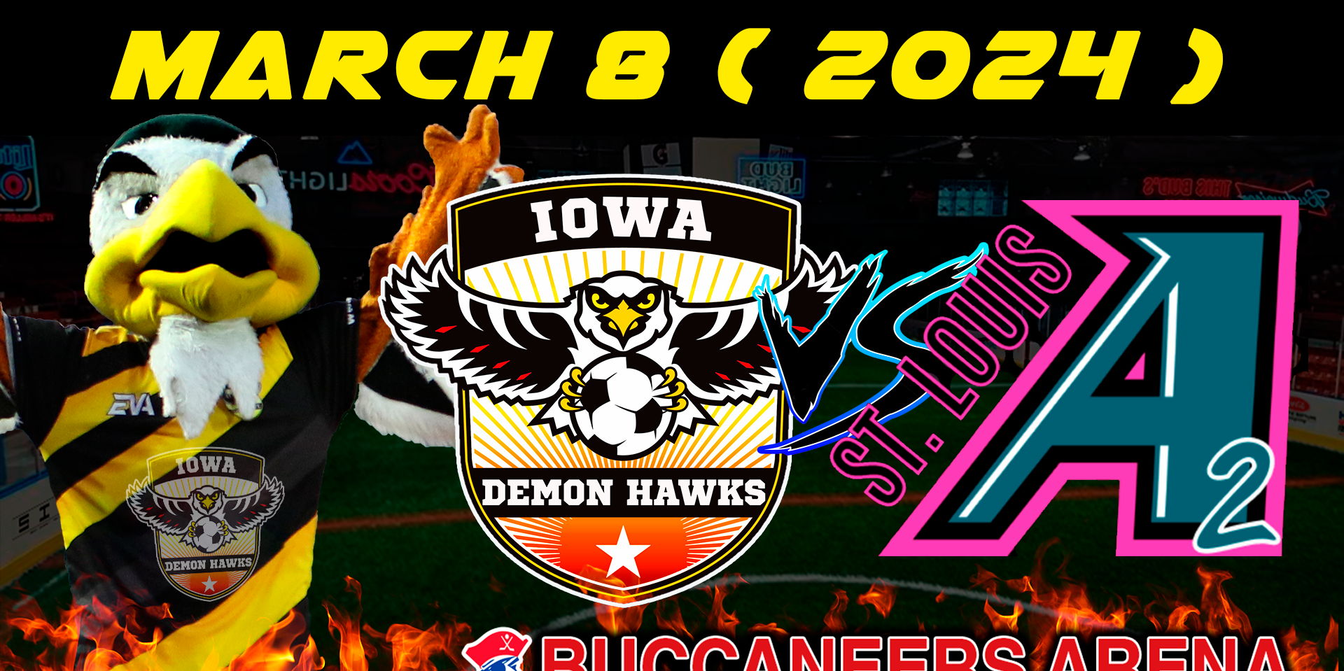 St.Louis Ambush 2 vs Iowa Demon Hawks promotional image
