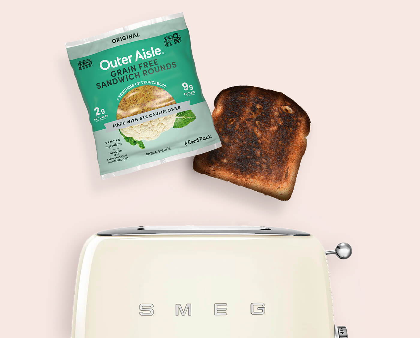 burned toast coming out of toaster