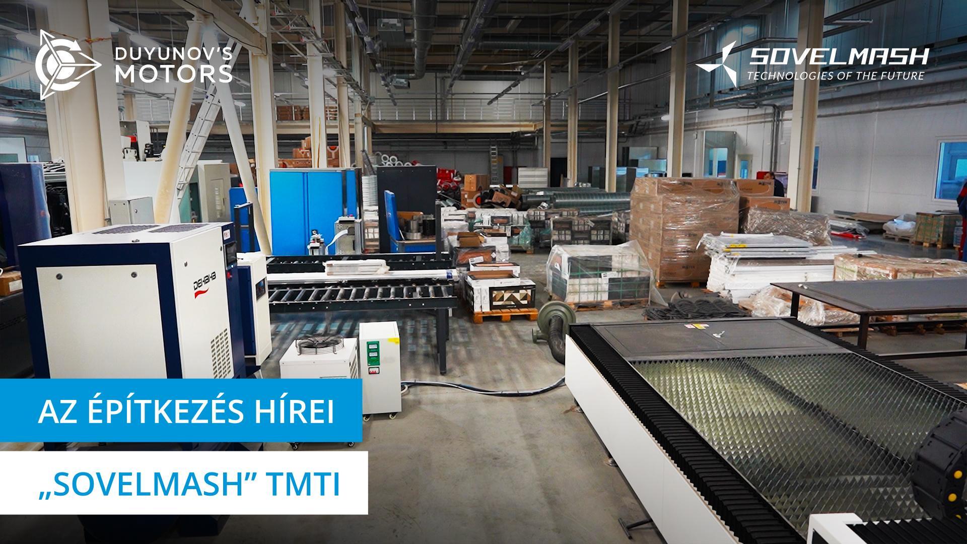 A „Sovelmash” TMTI ma: hűtőrendszer telepítése és egyéb munkálatok