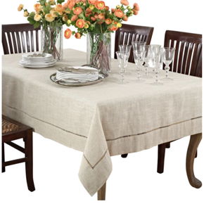 Birch Lane™ Cowen Solid Color Tablecloth | Birch Lane 120 x 65