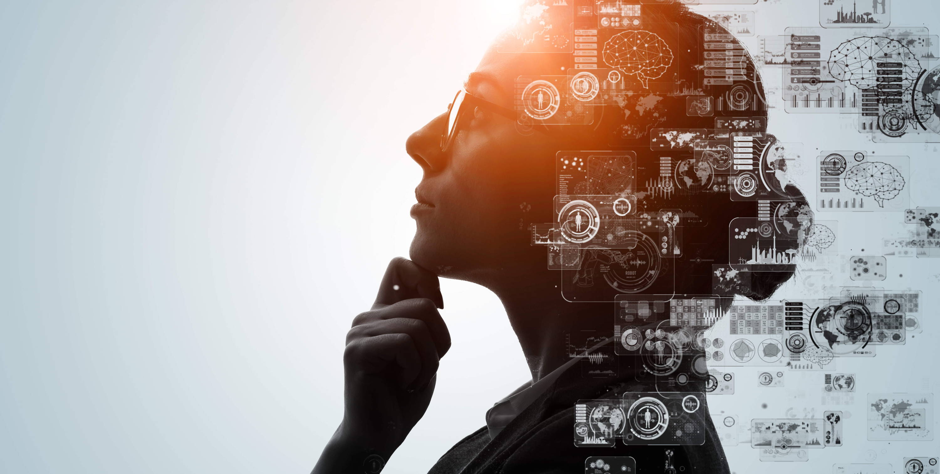 The processing Post, image of women thinking