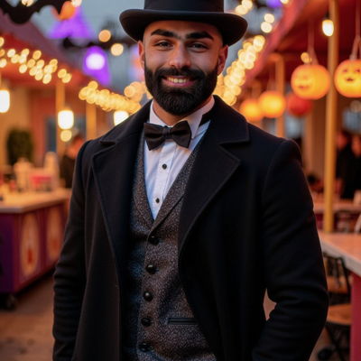 Photo generated by Secta Labs in style of Halloween Character Portraits
