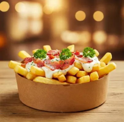 Bacon Stripe - Khoai Tây Thịt Xông Khói Xốt Phô Mai