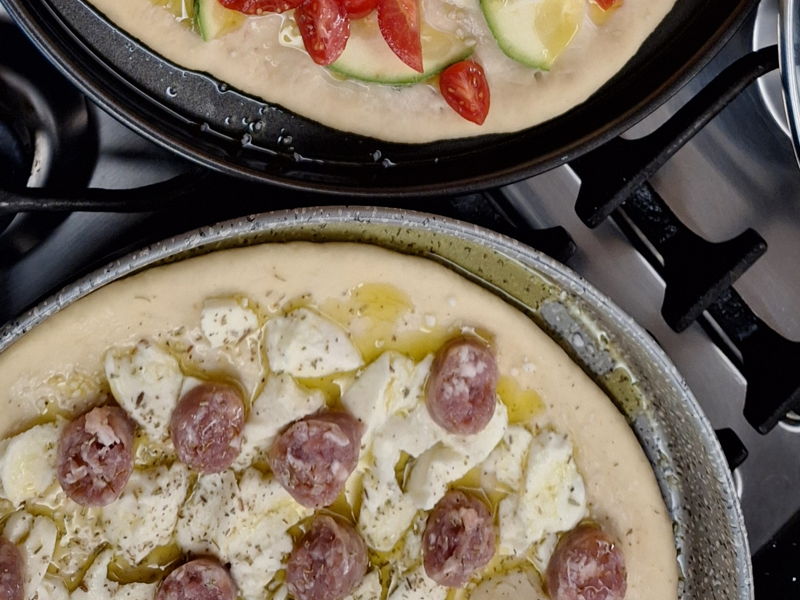 Cursos de cocina Turín: Rellenos creativos para pizzas únicas y especiales.