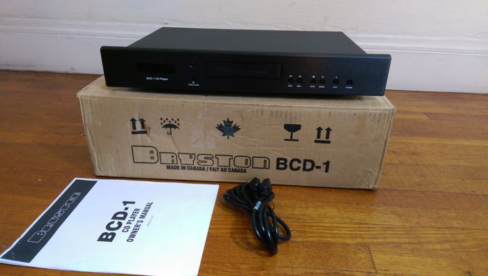 Bryston BCD-1 CD Playe with DIgital Out in Box - Works ...