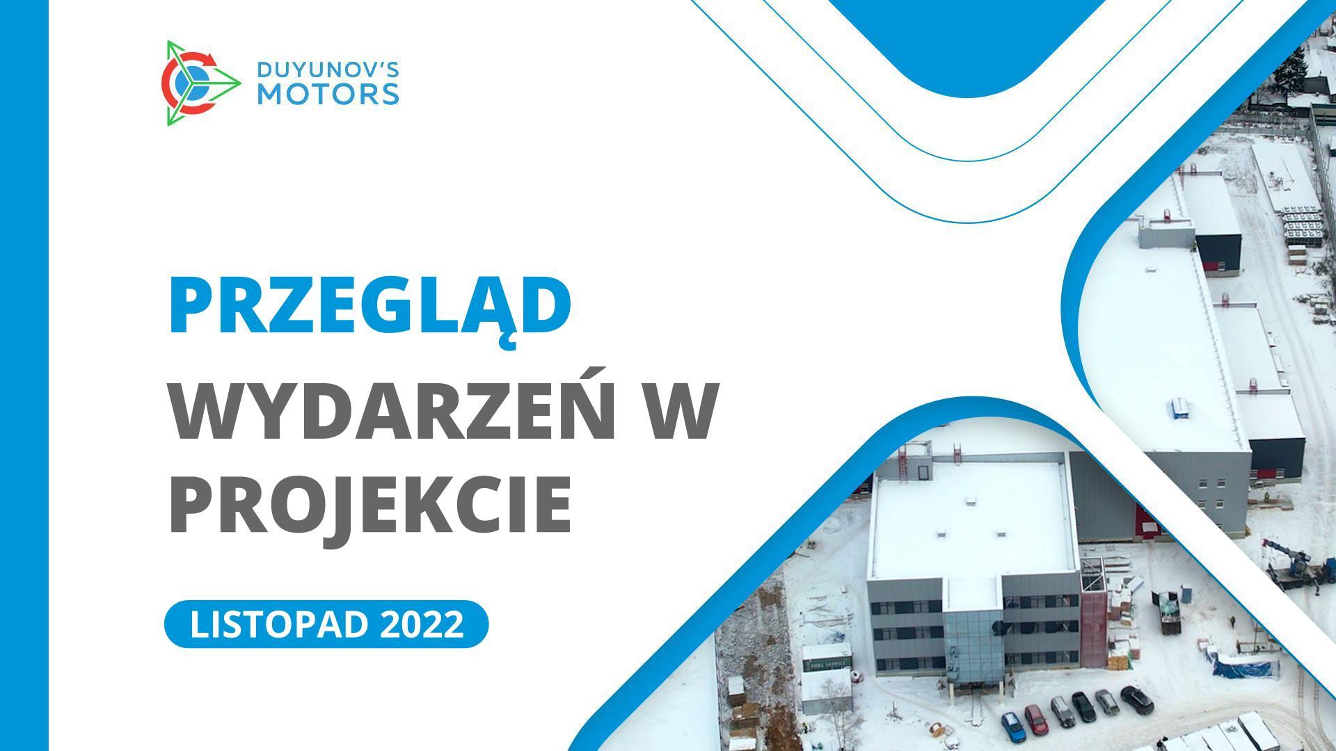Najważniejsze wydarzenia w projekcie: przegląd listopadowy