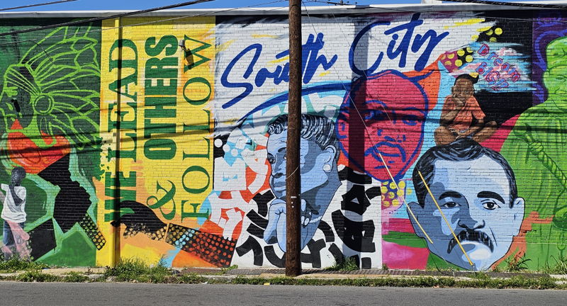 South City Has a Vibrant New Mural That Celebrates the Past, Present, and Future