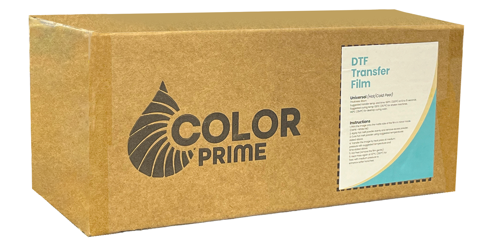 color prime film box dtf station