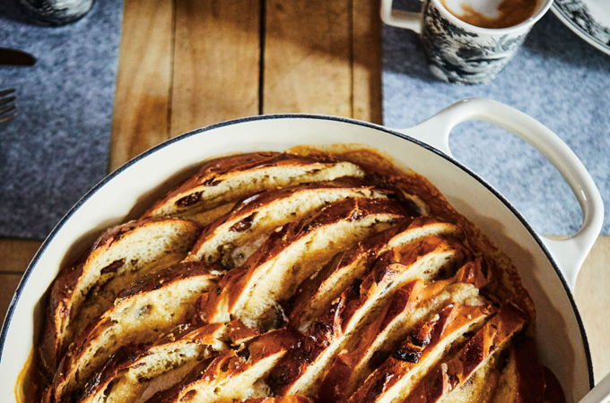 Frangipane Bread Pudding