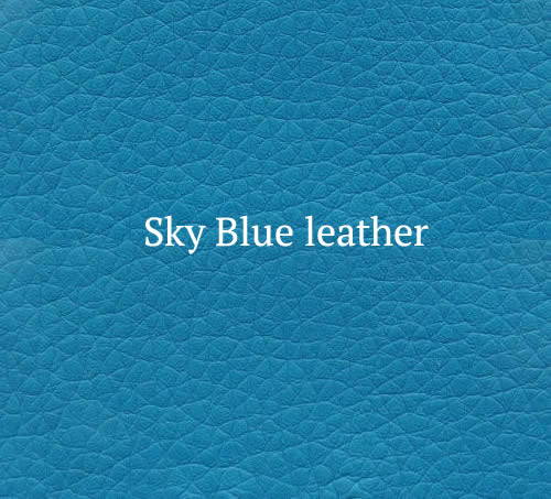 Sky Blue Leather