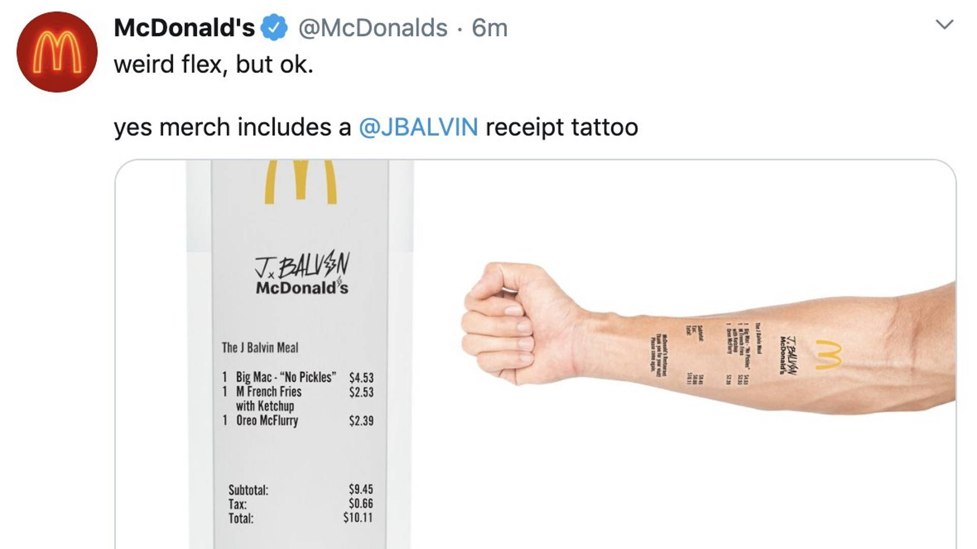 Featured image for McDonald's and J Balvin Team Up For Brand Merch Collection