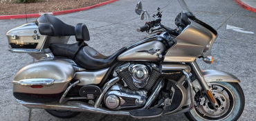 2009 KAWASAKI VULCAN 1700 VOYAGER ABS motorcycle for rent near San Jose, CA