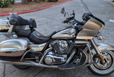 2009 KAWASAKI VULCAN 1700 VOYAGER ABS motorcycle for rent near San Jose, CA
