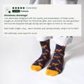Christmas gifting testimonial for leopard socks