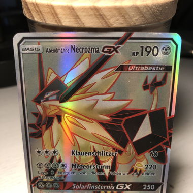 Pokemon Abendmähne-Necrozma GX 190