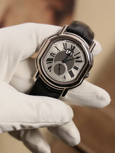 Daniel Roth Datomax Cal. DR 130 Yellow Gold/Platinum Rotor. Papers 2002