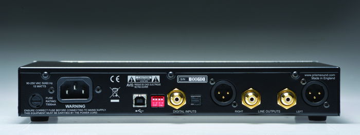 Prism Sound Callia USB Audiophile DAC and Pre-amplifier...