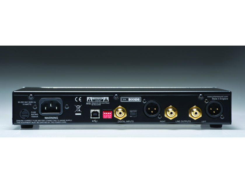 Prism Sound Callia USB Audiophile DAC and Pre-amplifier
