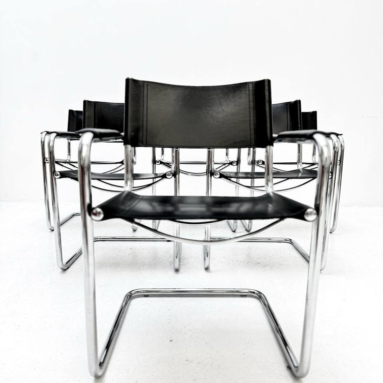 6 Stühle MG5 von Centro Studi für Matteo Grassi