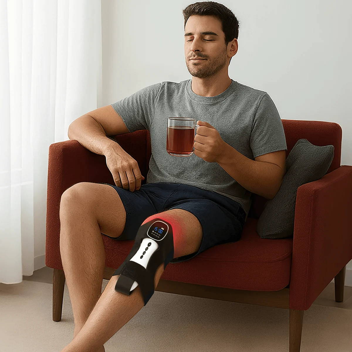  a cutting-edge at-home device that combines photobiomodulation (low-level laser light therapy) with gentle electrical nerve stimulation. 