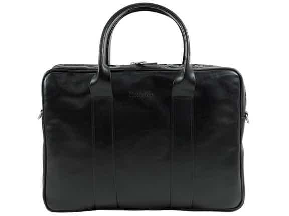 Laptoptasche 15,6 Zoll aus Leder - SCAVO