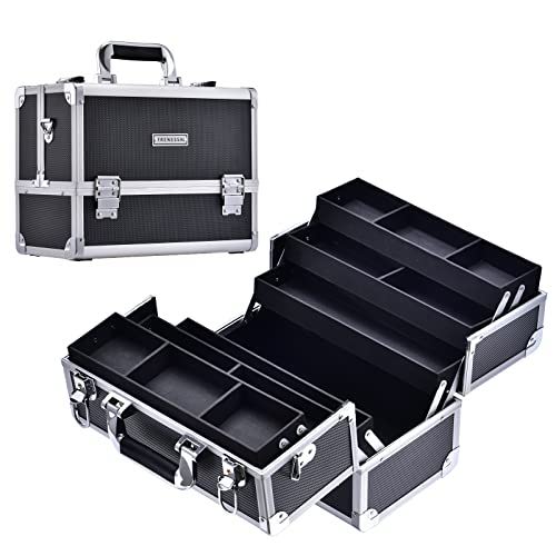 Frenessa Makeup Train Case vs AW Rolling Makeup Case Lighted Mirror Slant