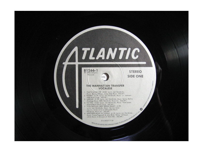 The Manhattan Transfer - Vocalese - 1985  Atlantic 81266-1