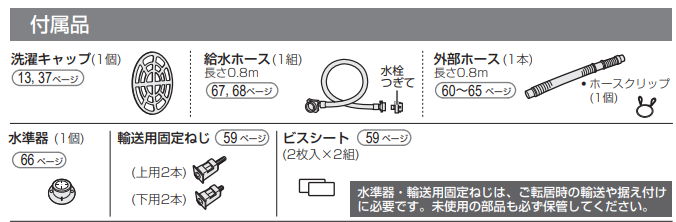 同梱品