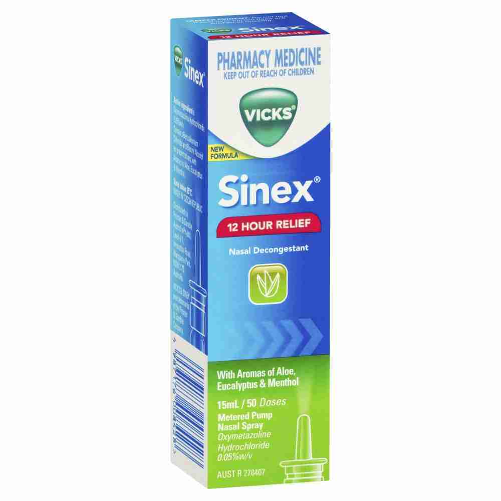 Vicks Sinex Nasal Decongestant Nasal Spray 15Ml