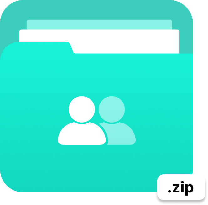 icon of zip folder