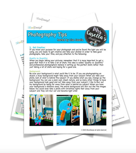 photography tips for student projects
