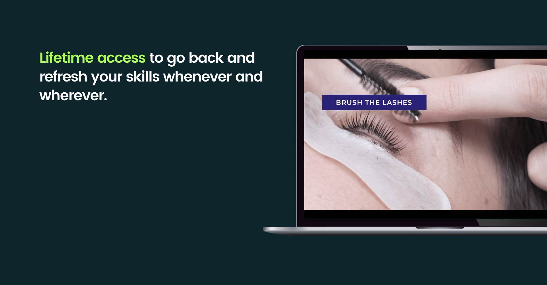 A closer look at the Lash Lift & Tint course.