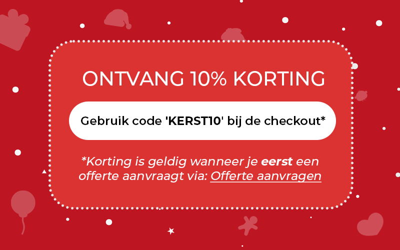 10% KORTING tijdens kerst en oud en nieuw!!