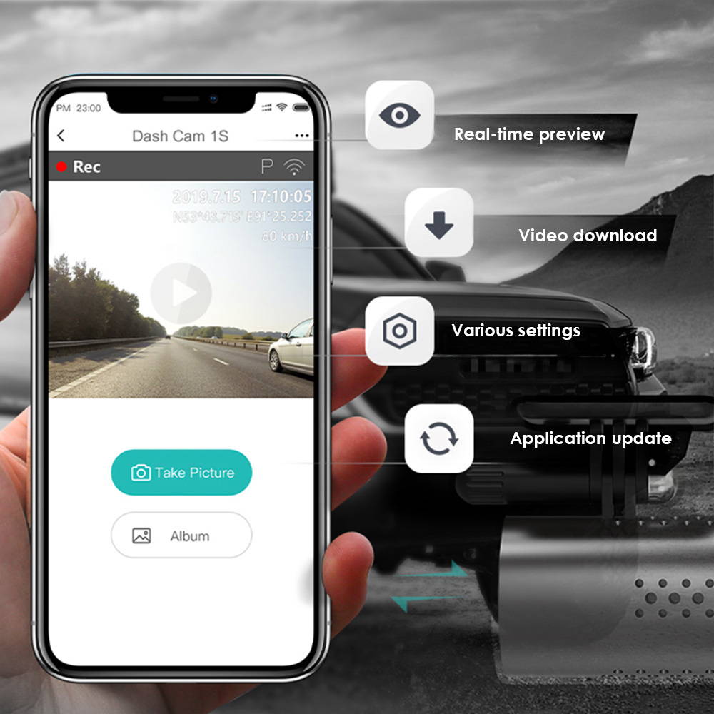 Dashcam avec WiFi