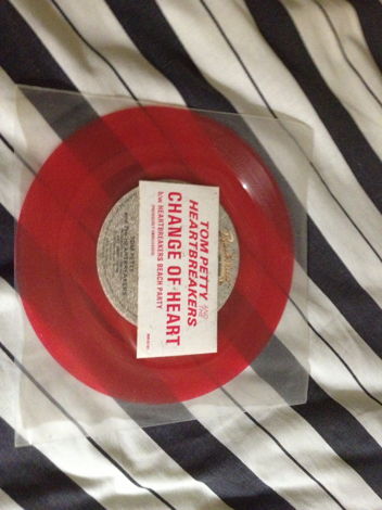 Tom Petty - Change Of Heart Red Vinyl 45 NM
