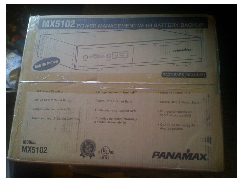 Panamax MX5102 New in Factory Sealed box, Power Management, Surge Protection,  and Battery backup for a total solution in one package