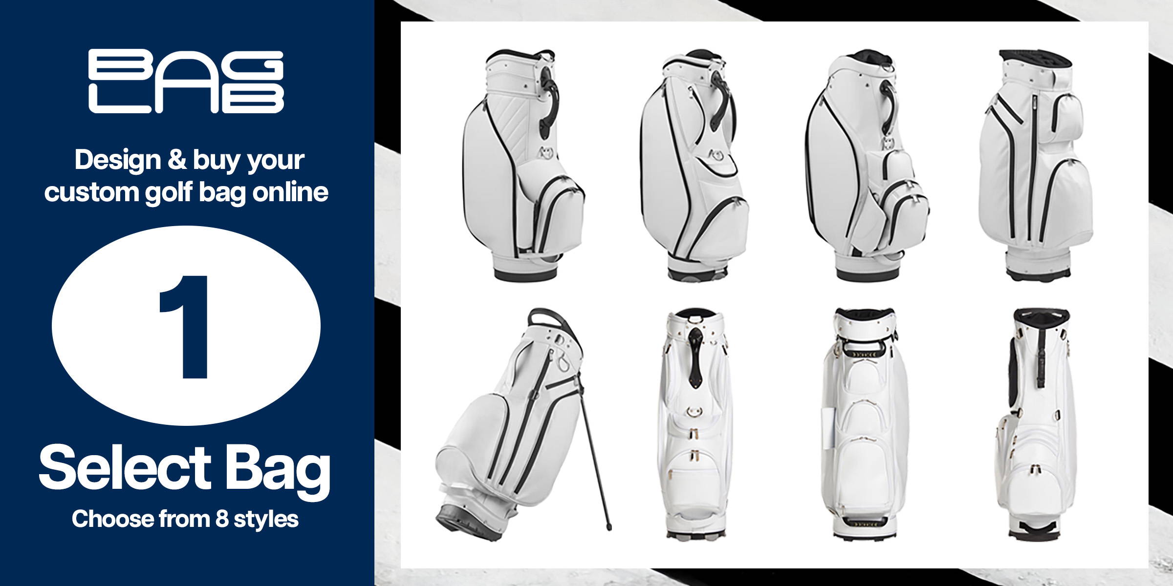 Custom Golf Bags - select bag